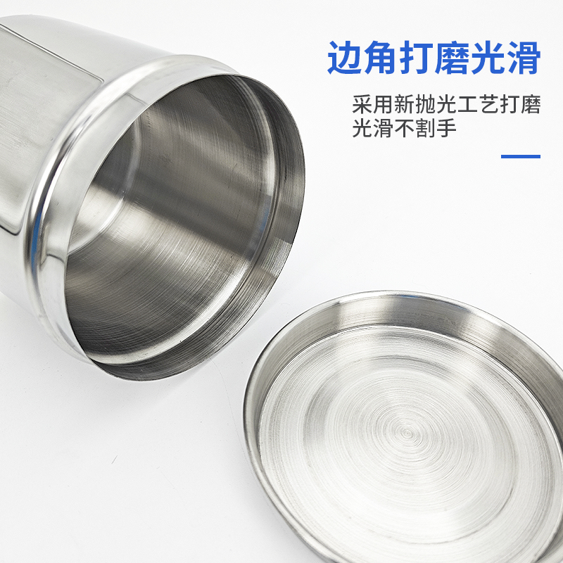 包邮医疗用不锈钢罐子 药膏罐酒精罐棉花缸 油膏罐敷料棉球纱布缸图3