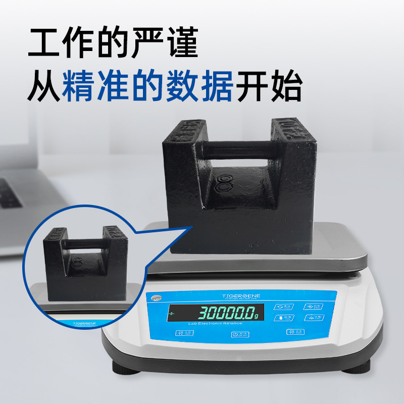 Tigergene电子分析天平实验室万分之一电子秤千分1mg精密毫克称图2