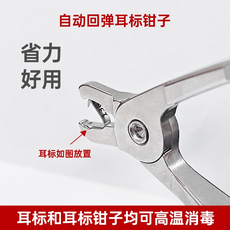Tigergene小鼠耳标钳耳标号编号牌兽用小鼠耳号钳 新款升级图3