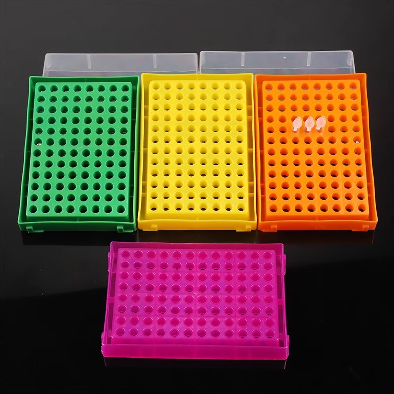96孔离心管盒EP管盒冰盒0.2ml离心管盒PCR管盒八连管盒PCR管架图2