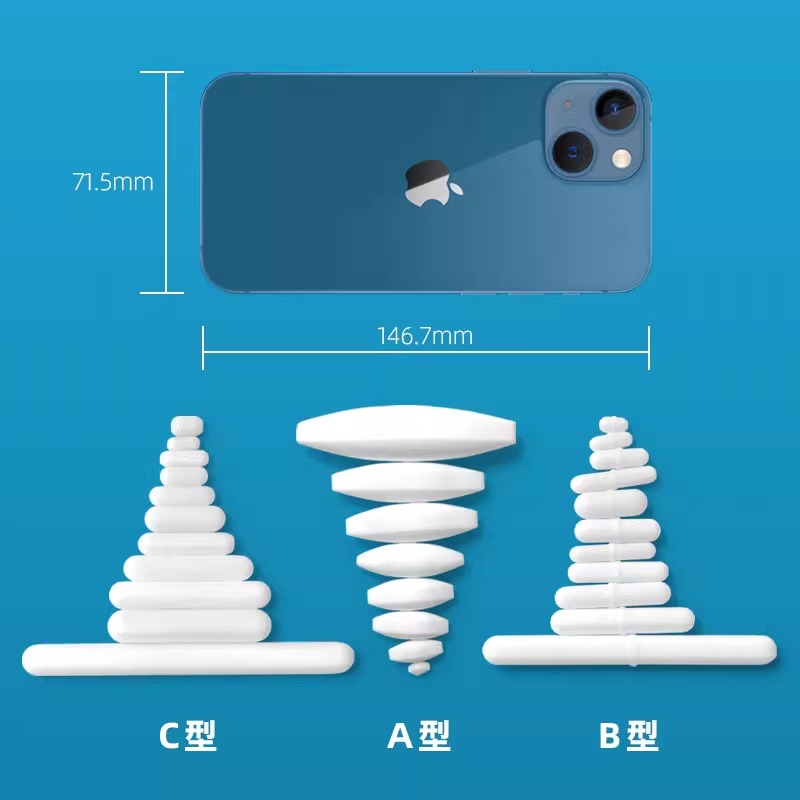 磁力搅拌子实验室耐高温磁力搅拌器A型B型C型聚四氟磁力搅拌子图2