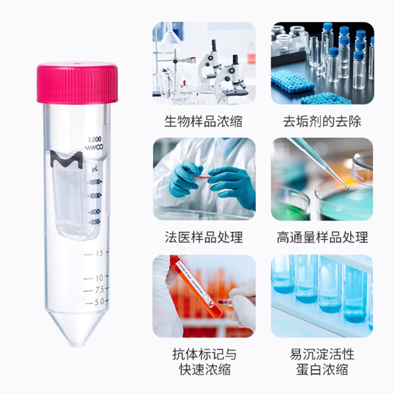 密理博milliporel超滤离心管实验核酸浓缩50k蛋白纯化促销浓缩管图3