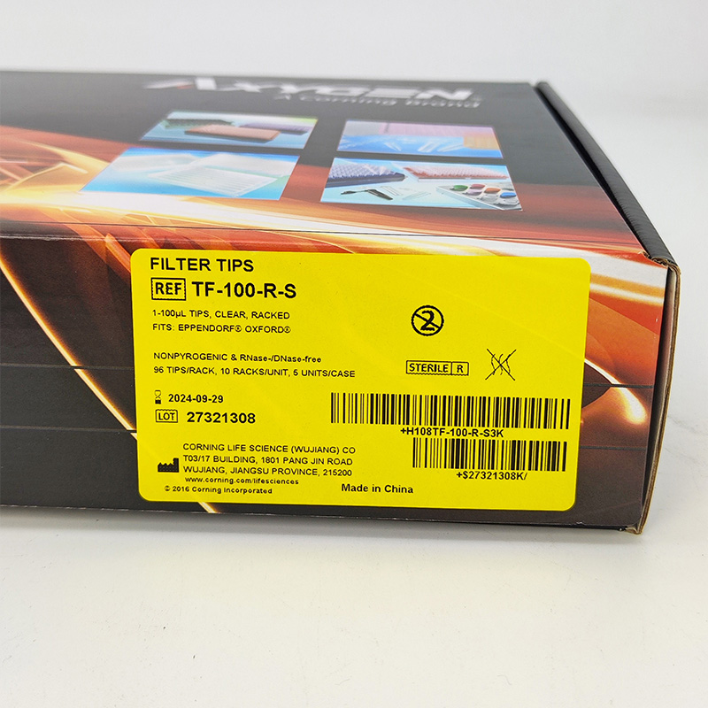 Axygen 100ul盒装灭菌透明滤芯吸头TF-100-R-S图3