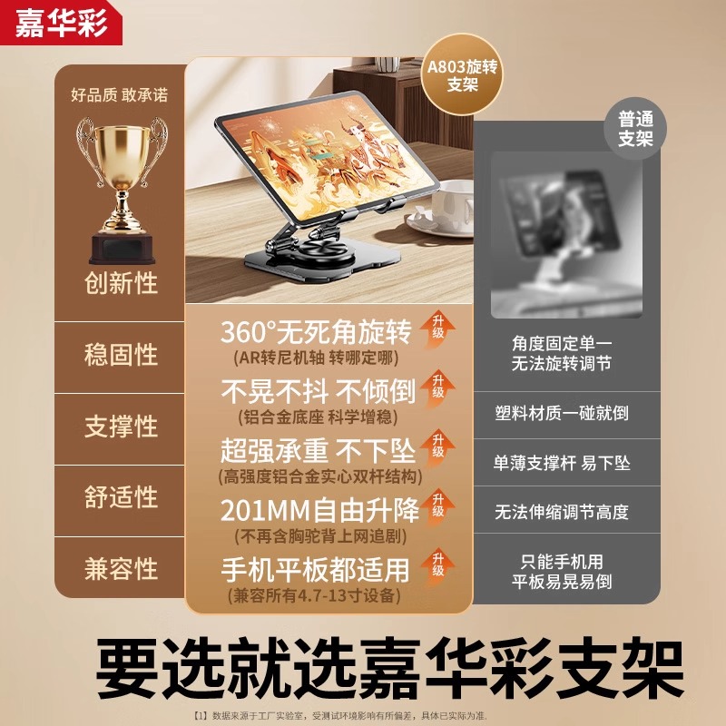 ipad平板支架散热器一体可旋转便携调节升降铝合金架子 ★★必须满2个积分可参与秒杀活动图2