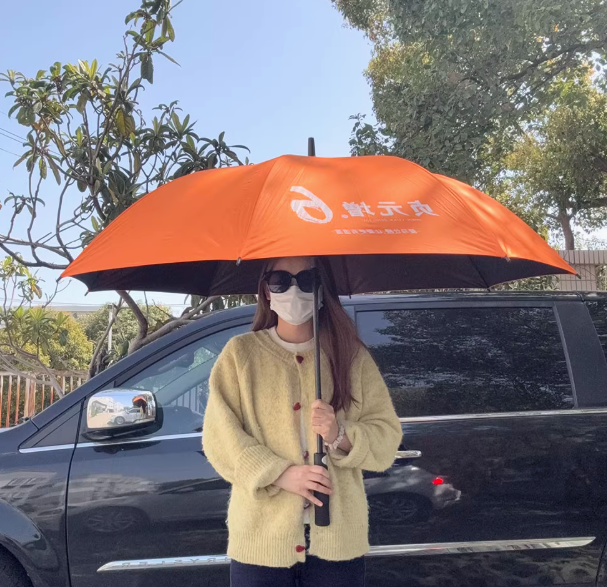橙色户外超级大雨伞/太阳伞 ★★必须满3个积分可参与秒杀活动图6