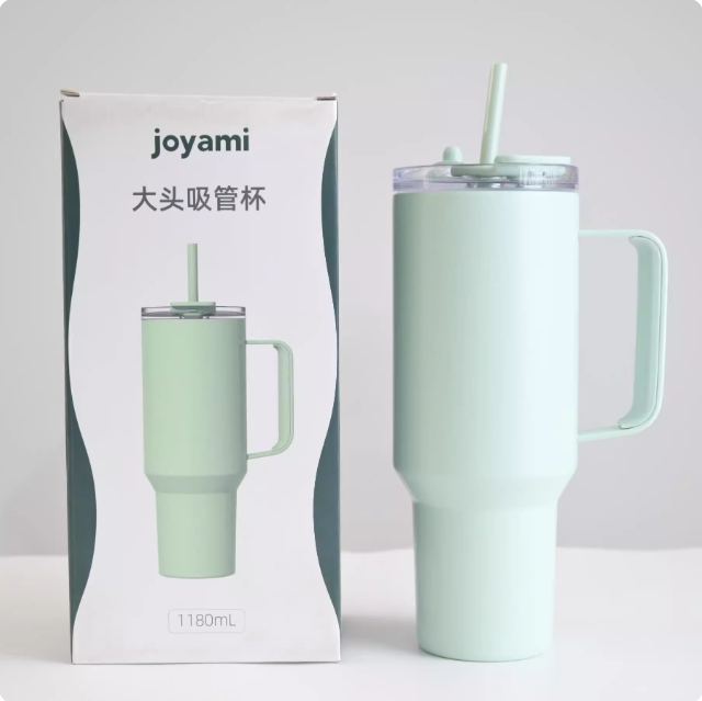 joyami梦华青大头吸管杯1180ml